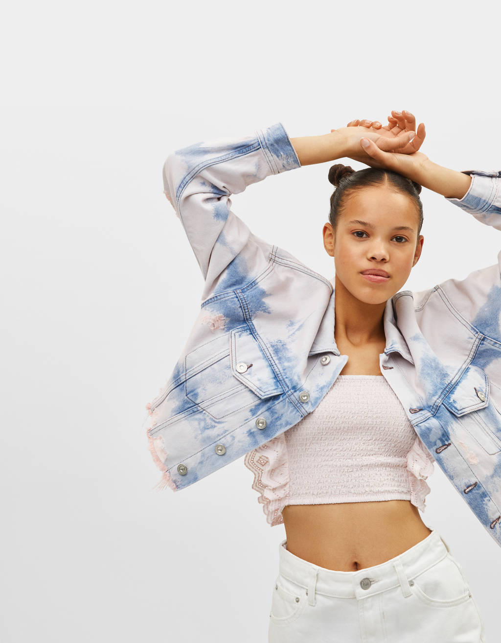 Cropped jacke bershka cheap
