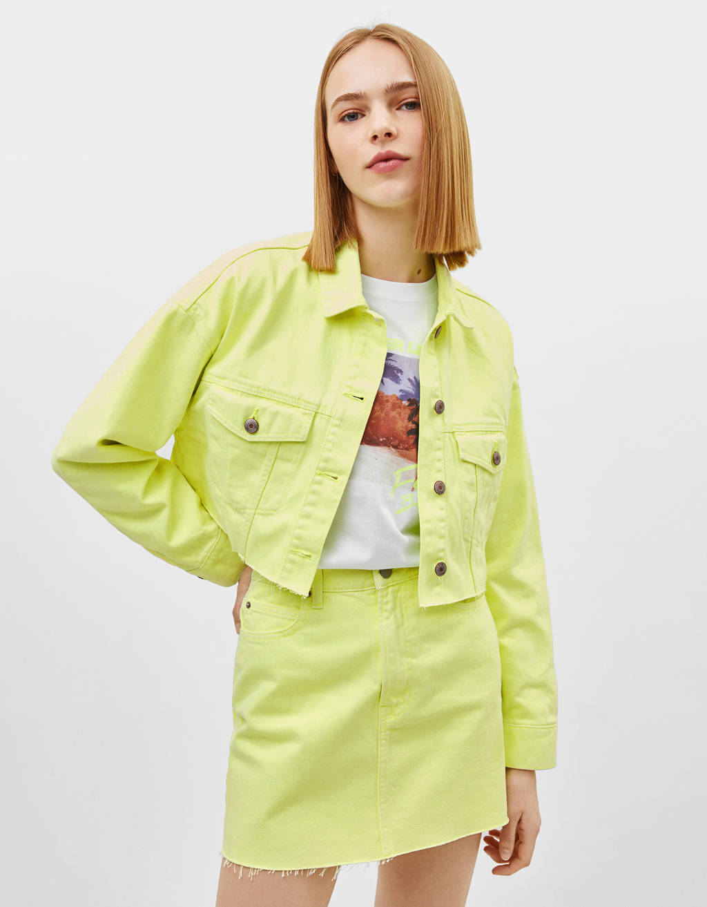 Cropped Denim Jacket