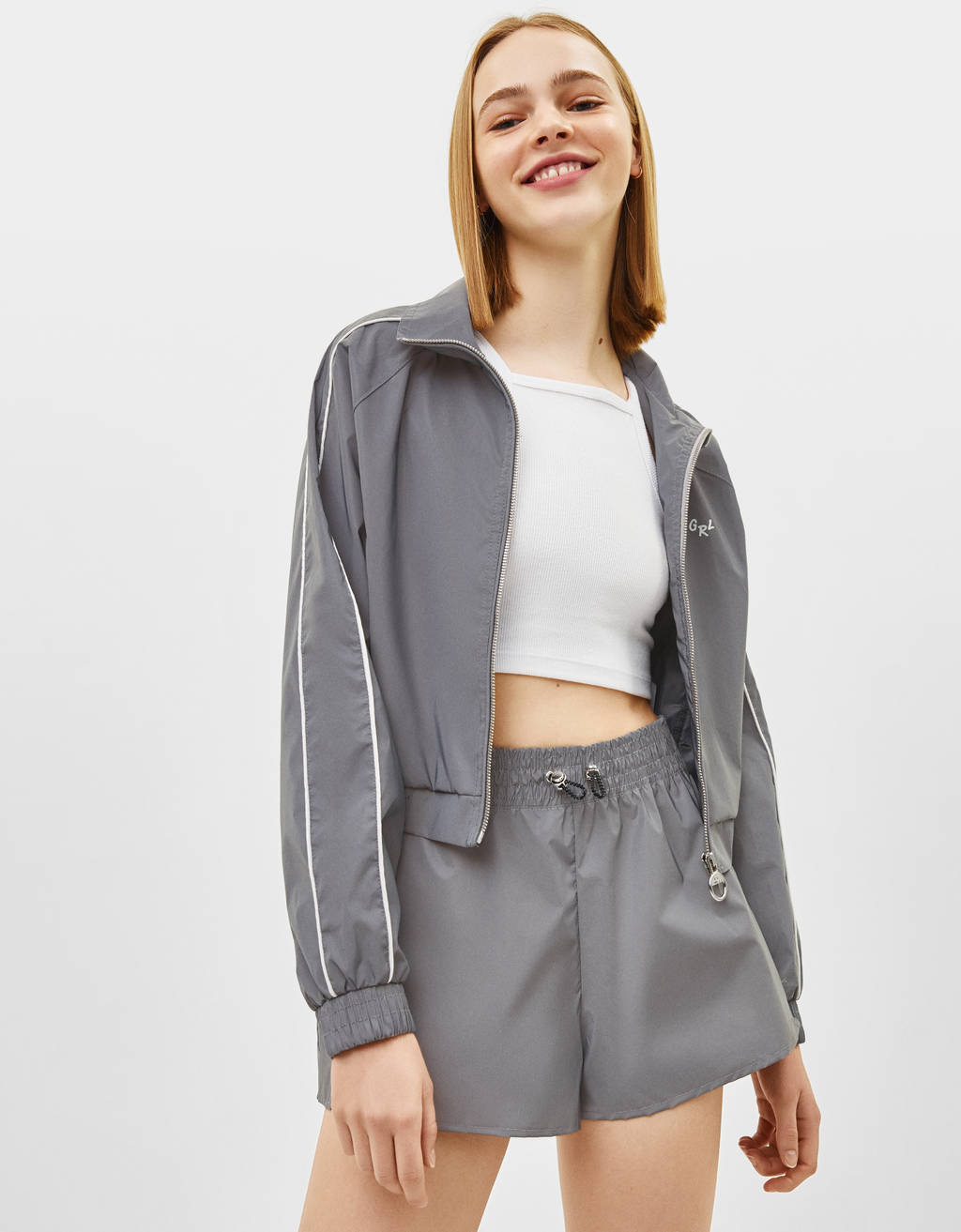 reflective nylon jacket