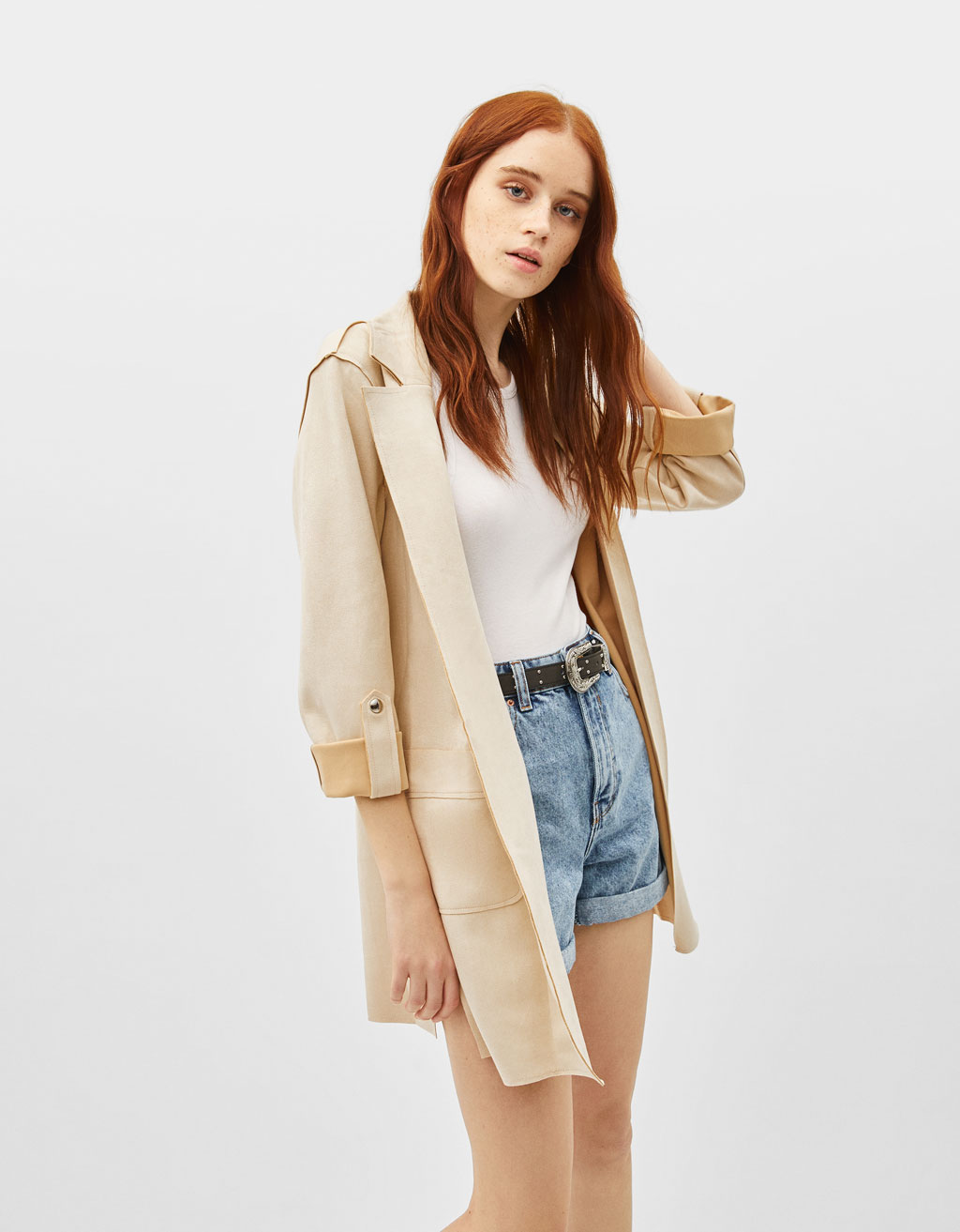 bershka suede jacket