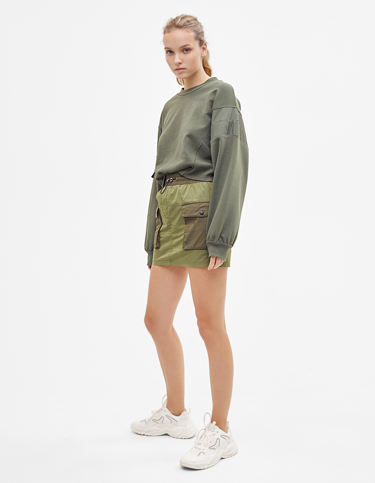 bershka sweatshirt dress