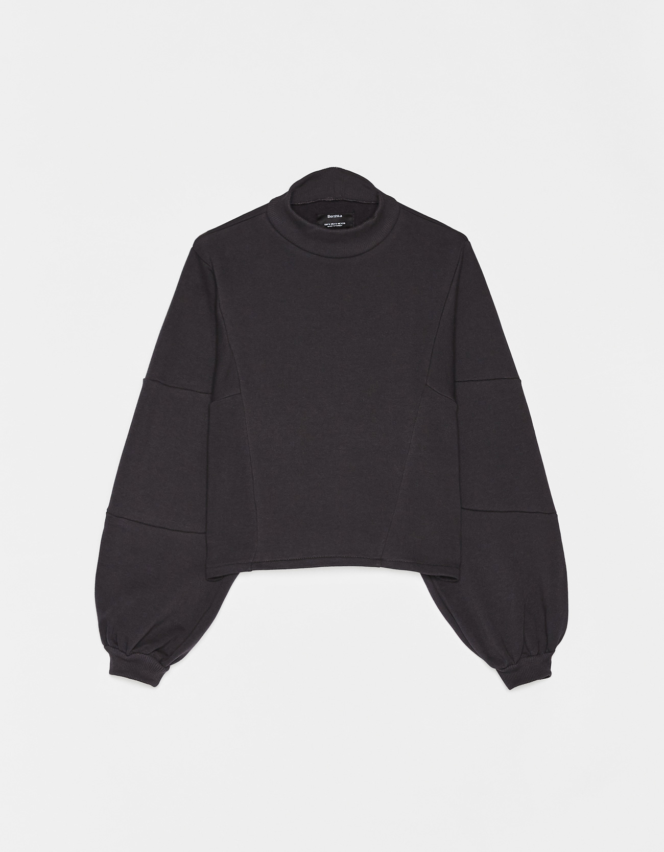 bershka black sweatshirt