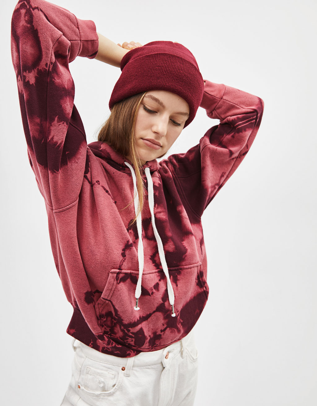 Bluza tie dye z kapturem