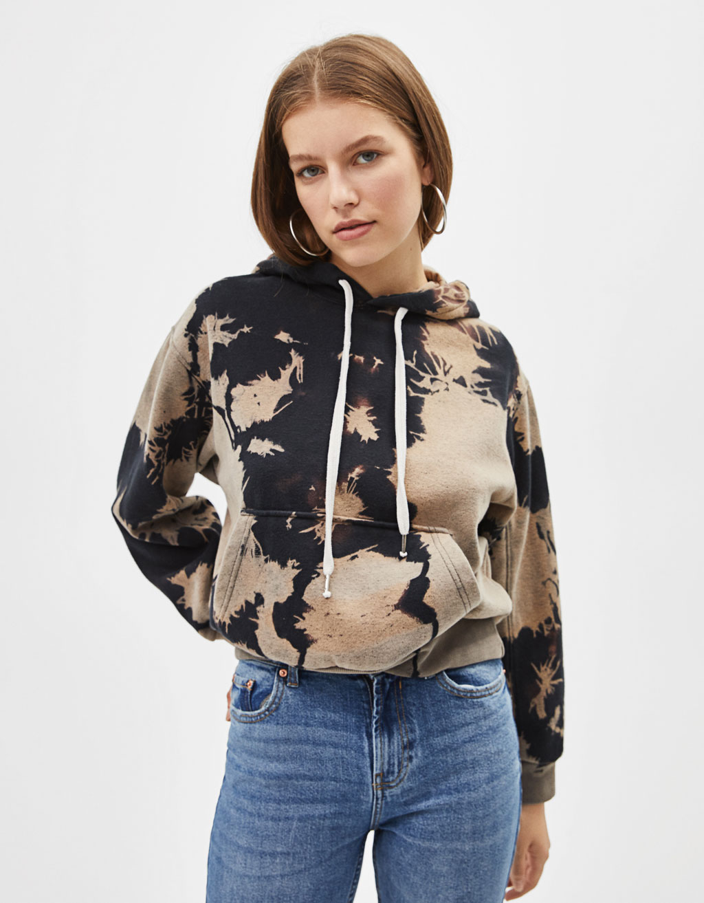 Bluza tie dye z kapturem