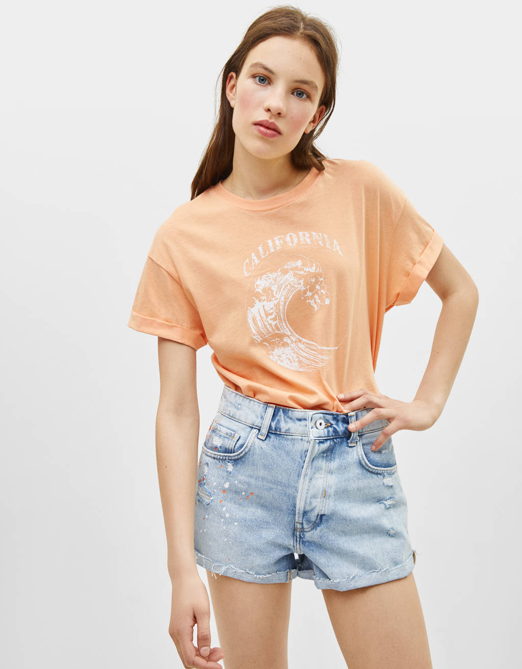 pantaloncini jeans bershka