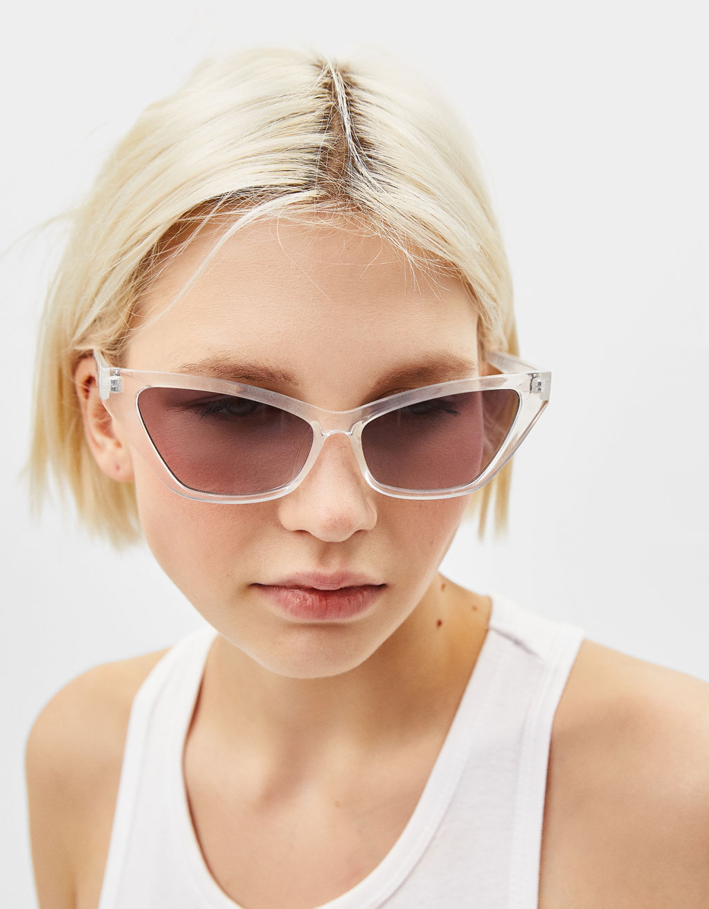 clear frame sunglasses