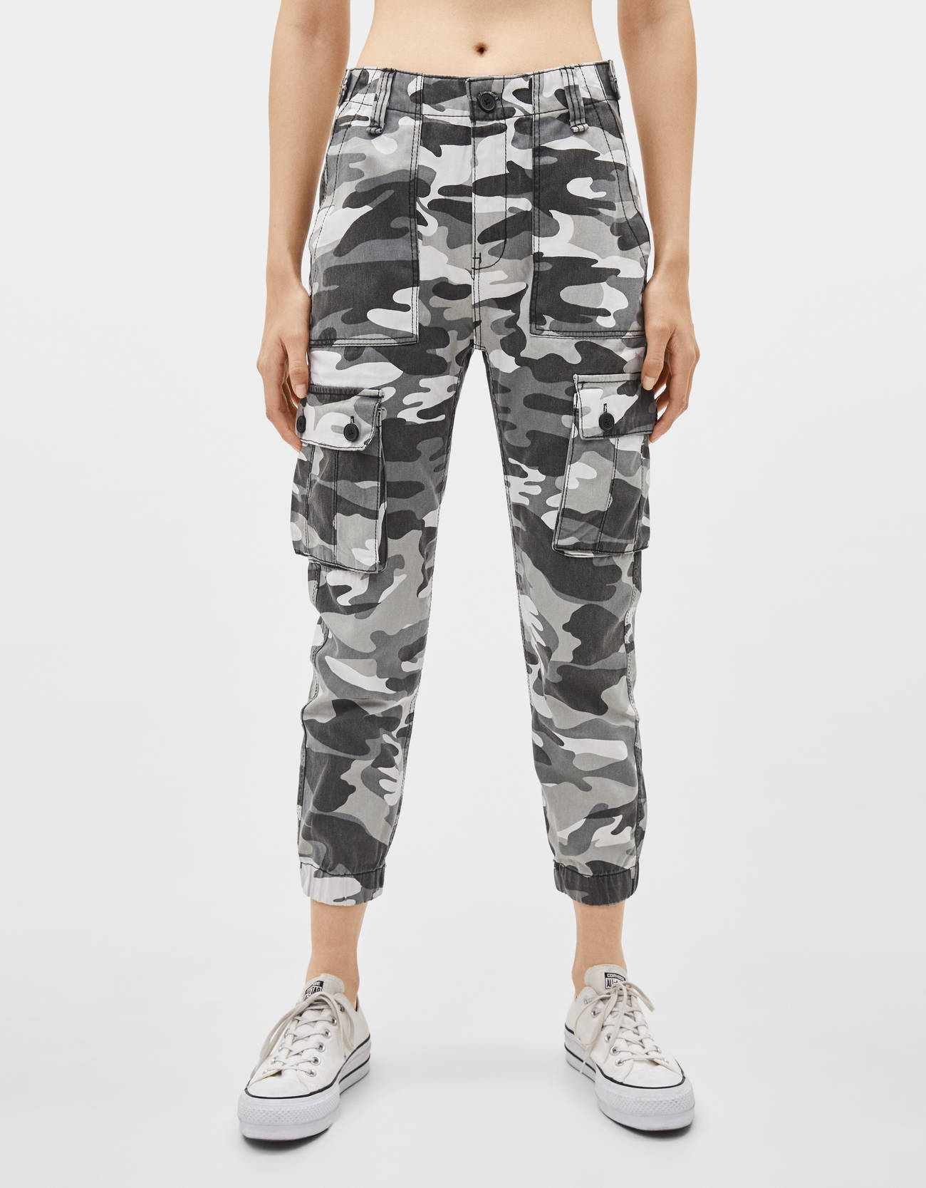 cargo pants womens bershka