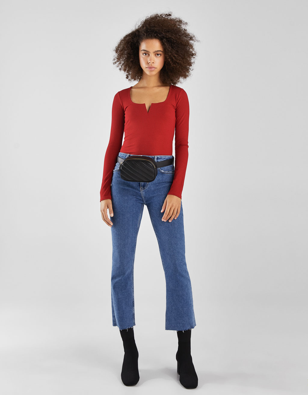 maglietta scollo quadrato