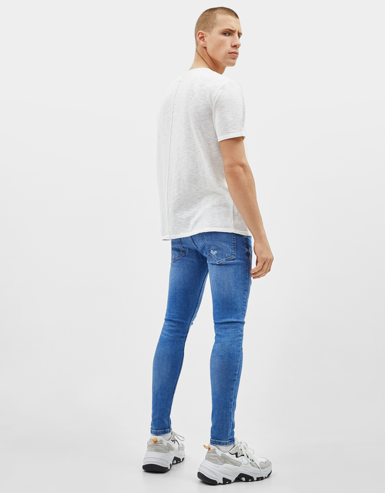 Modalite Net Bershka Super Skinny Jeans