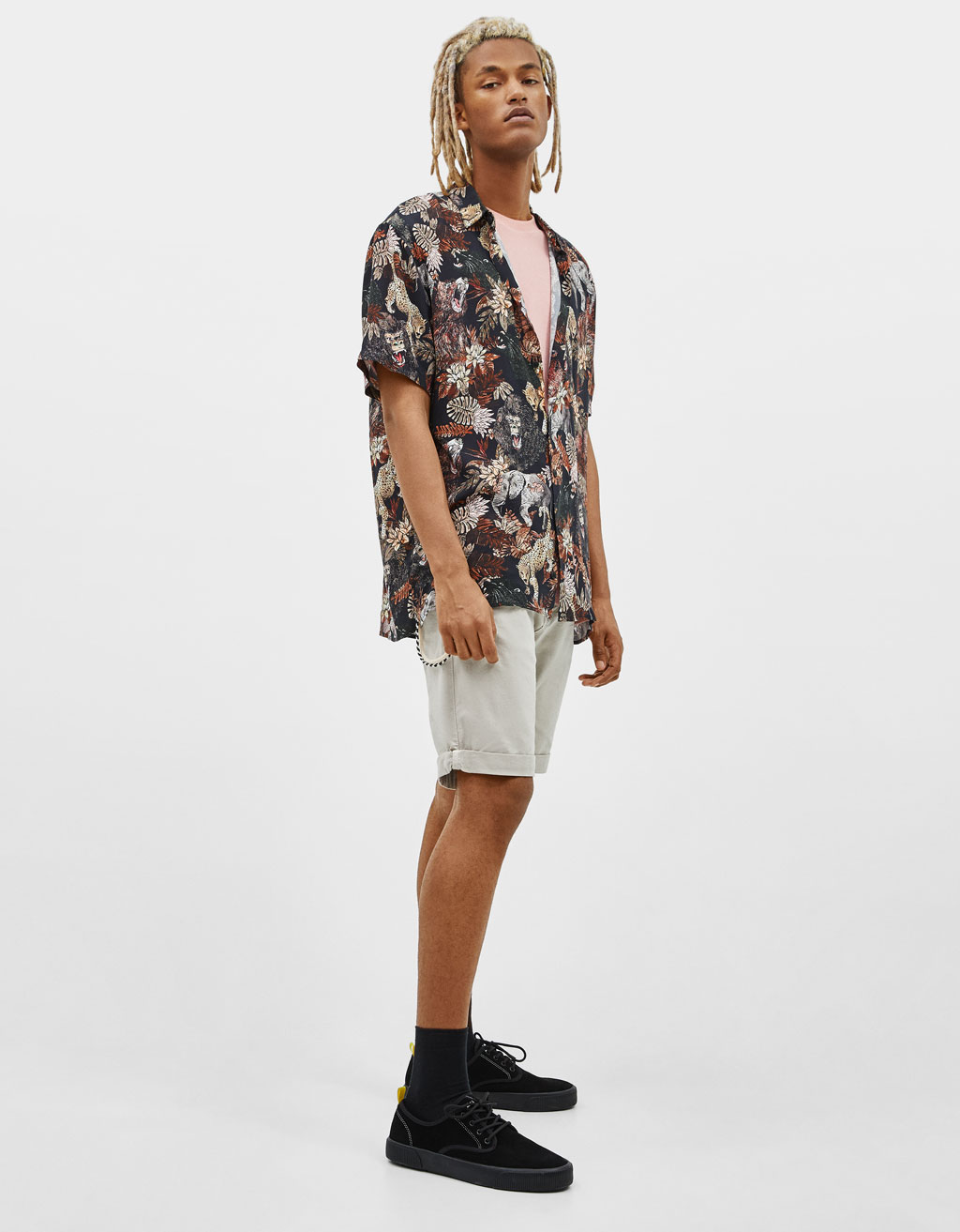 Shoptagr Camisa Con Estampado Jungle By Bershka