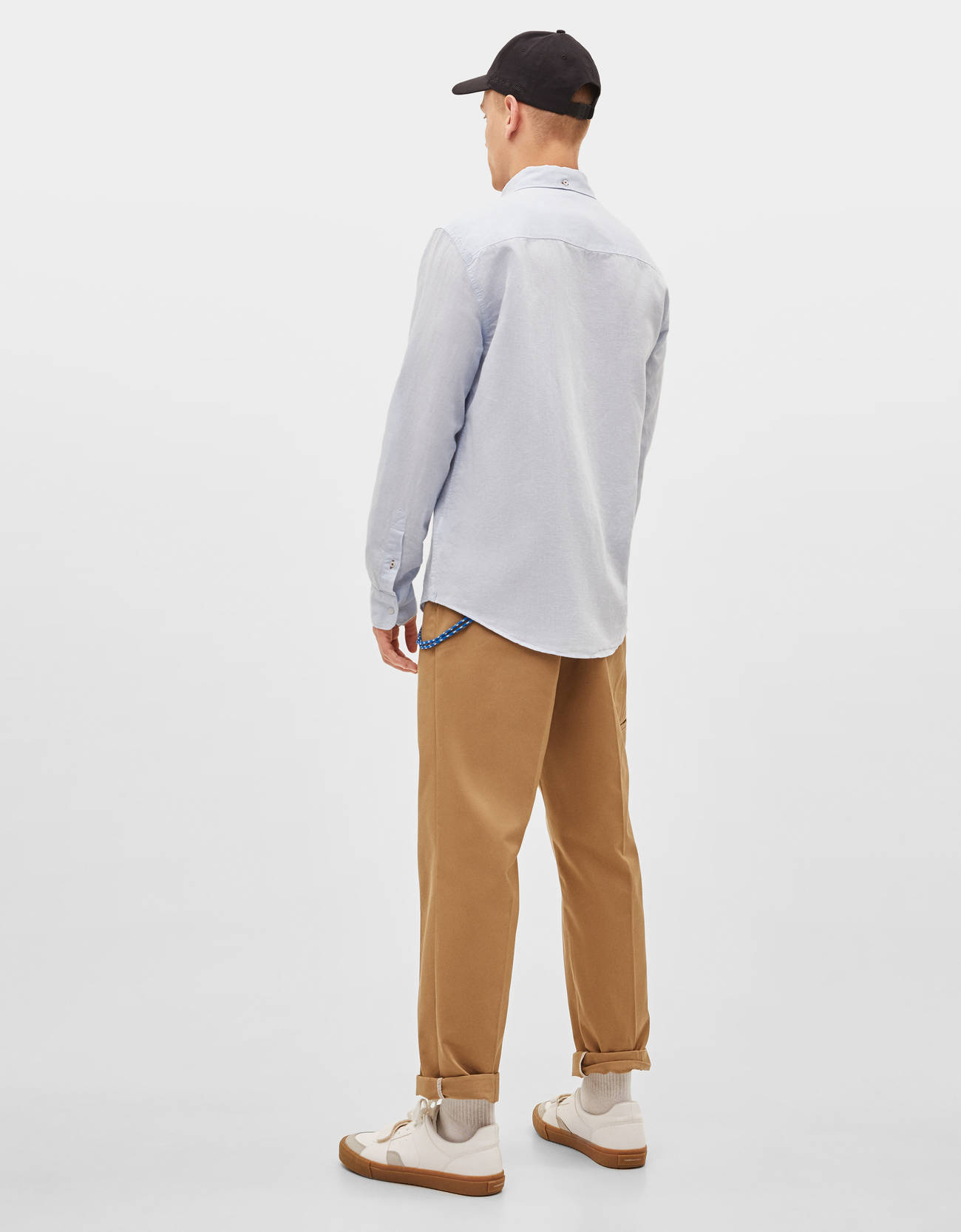 bershka linen shirt