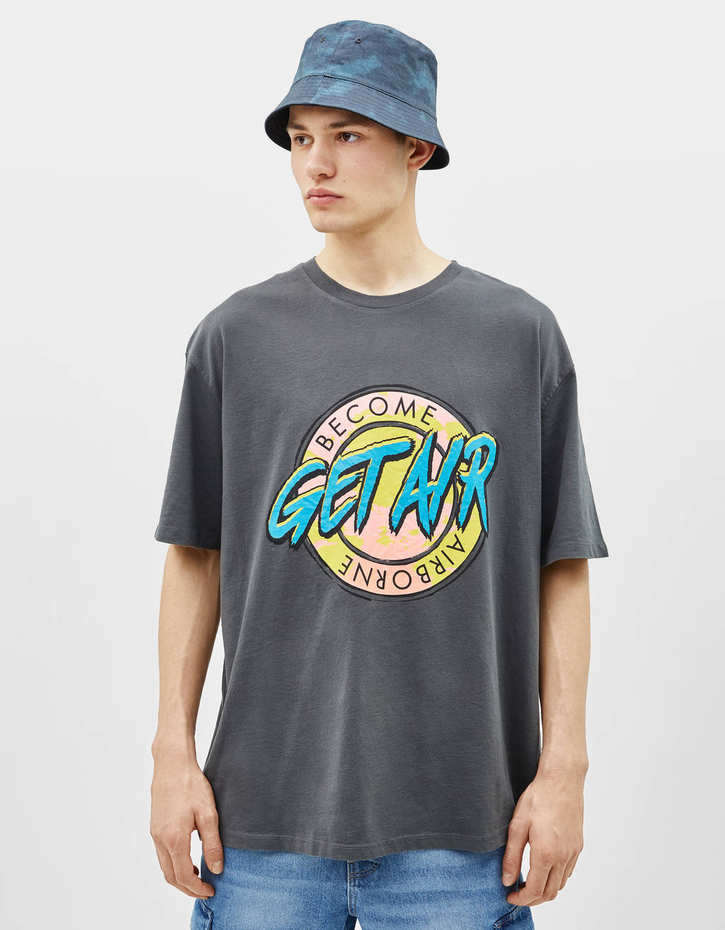 maglietta fosforescente bershka