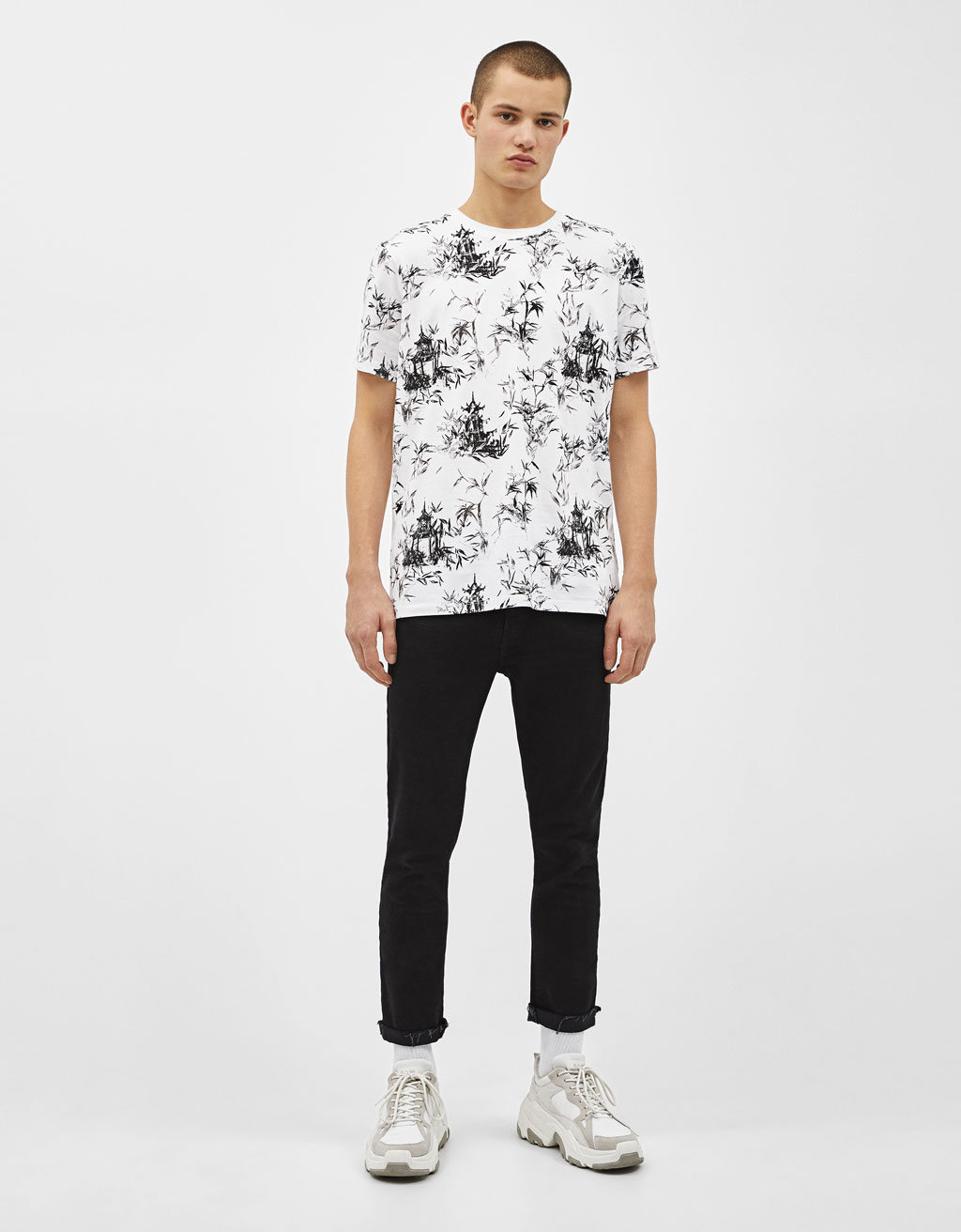 t shirt homme bershka