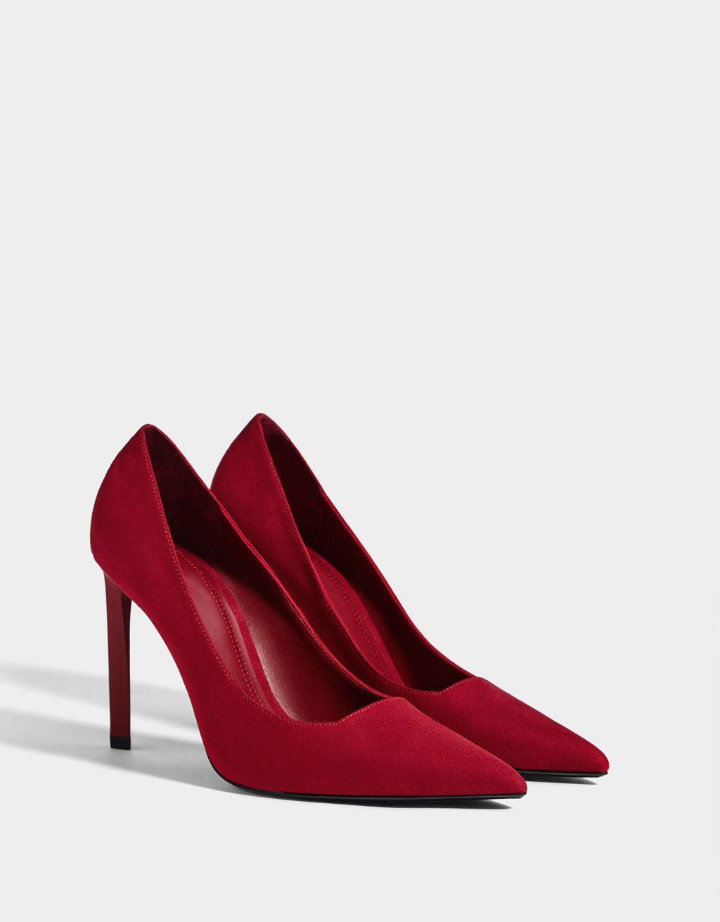 bershka red shoes