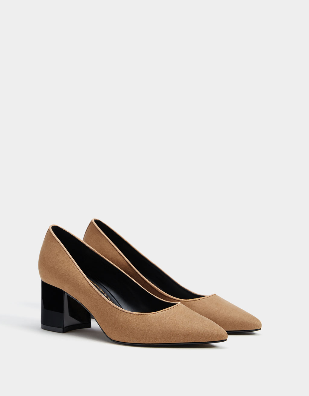 escarpin noir bershka