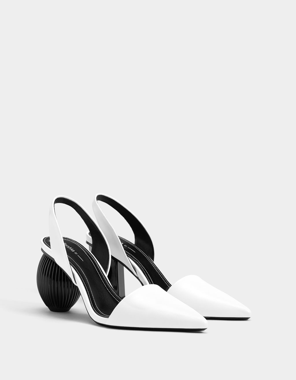 Buty bez piÄty na obcasach o różnych ksztaÅtach