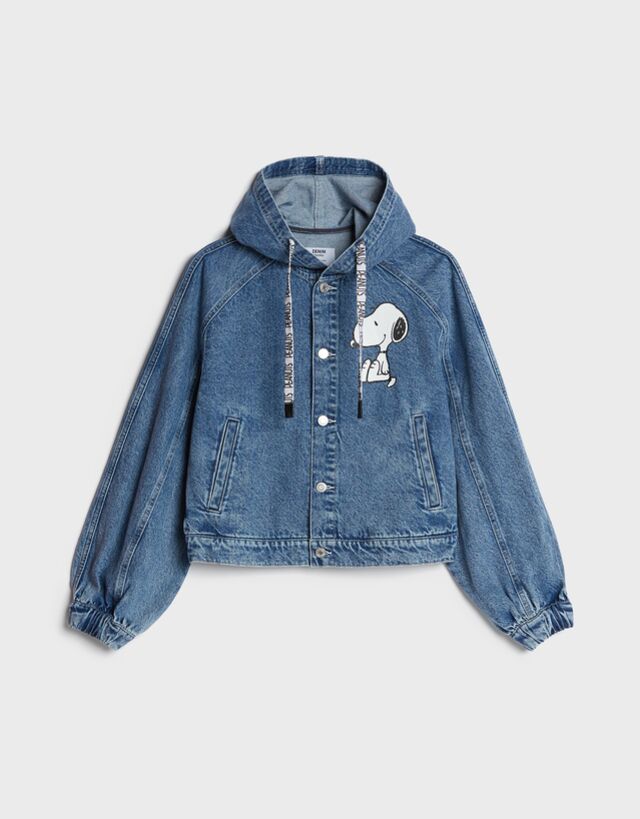 Snoopy denim jacket and jeans set 