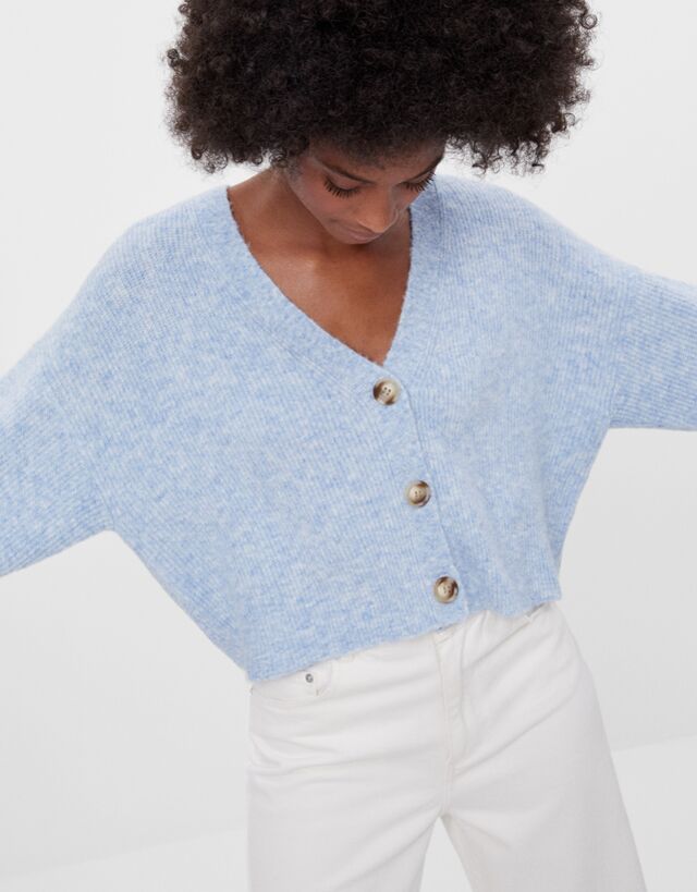 bershka cardigan top