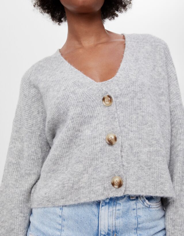 bershka cardigan top