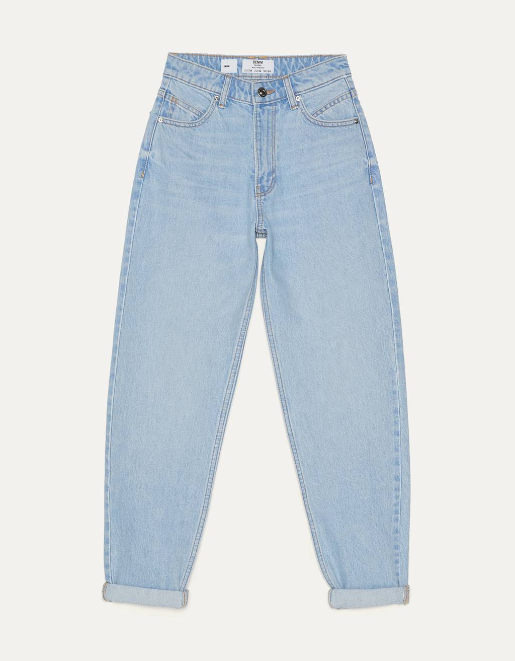 High Waist Mom Jeans New Bershka United States