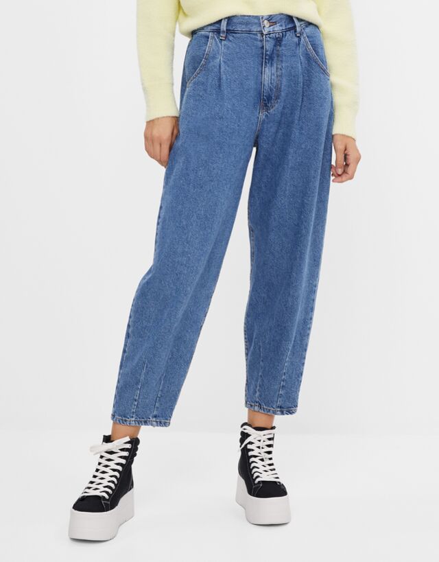 Balloon fit jeans - Trends - Bershka 