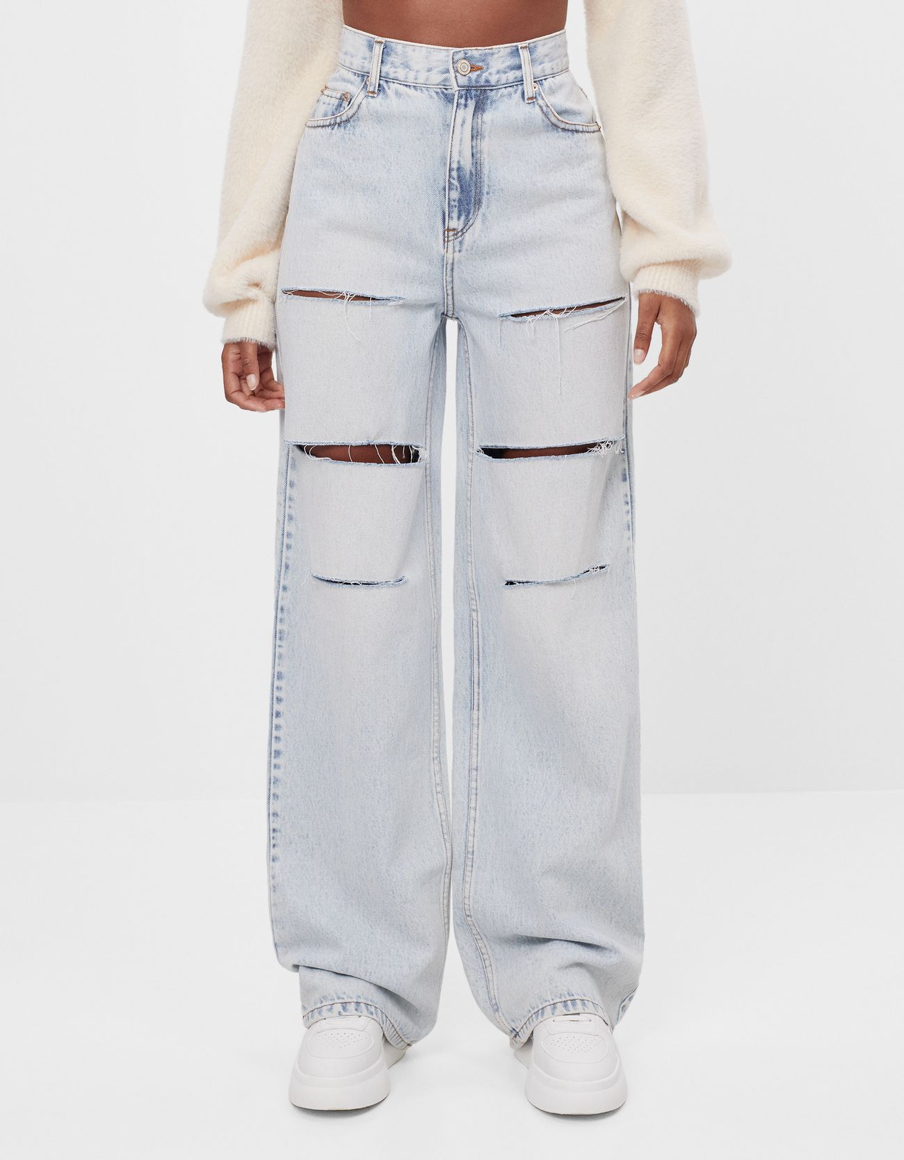 bershka flared jeans