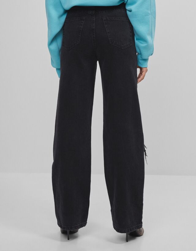 Wide-leg '90s jeans - Denim - Woman 
