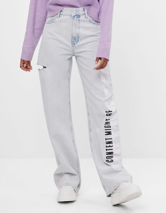 UV React straight fit jeans - High 