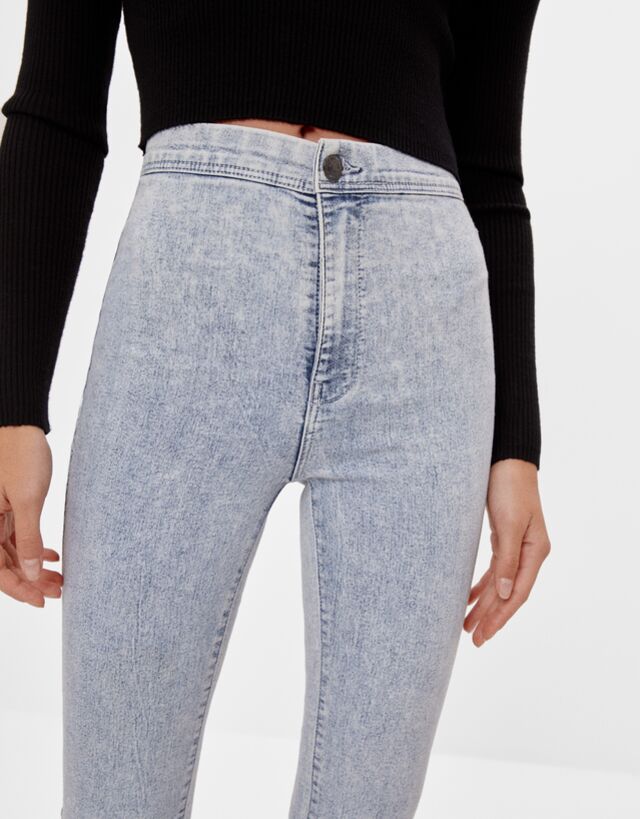 waist jeggings - Trousers - Woman | Bershka