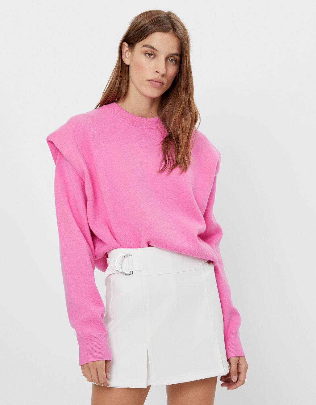 Falda pantalón con hebillas