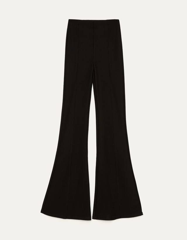 Pantalon flare bershka noir Clearance