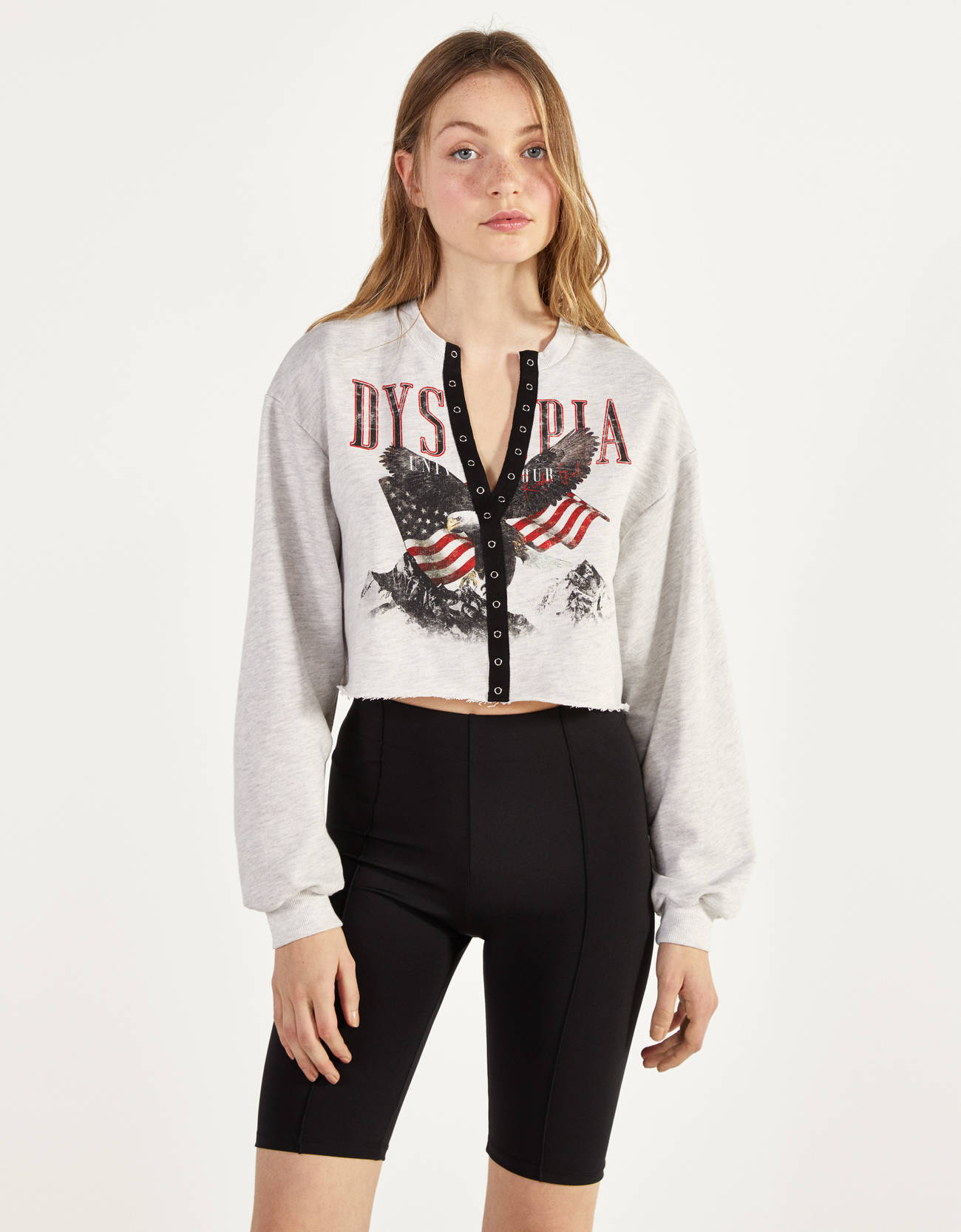 bershka biker shorts