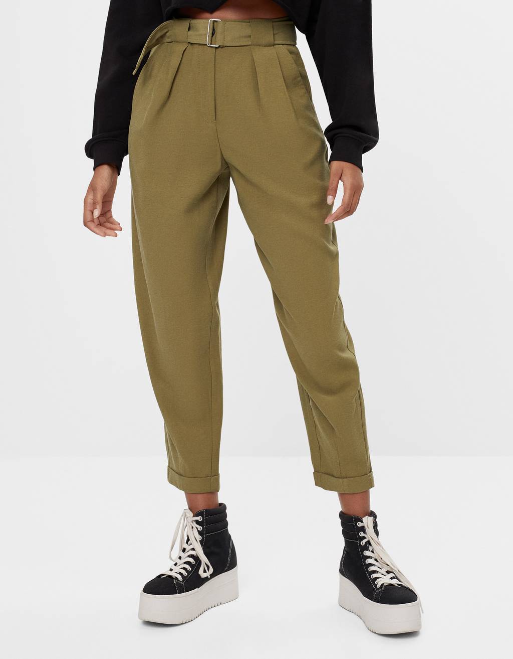 Pantalones - COLECCIÓN - MUJER - Bershka Maroc