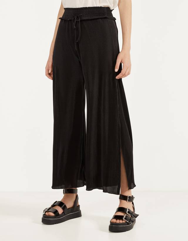 Mid waist culottes - CLOTHING - Bershka 