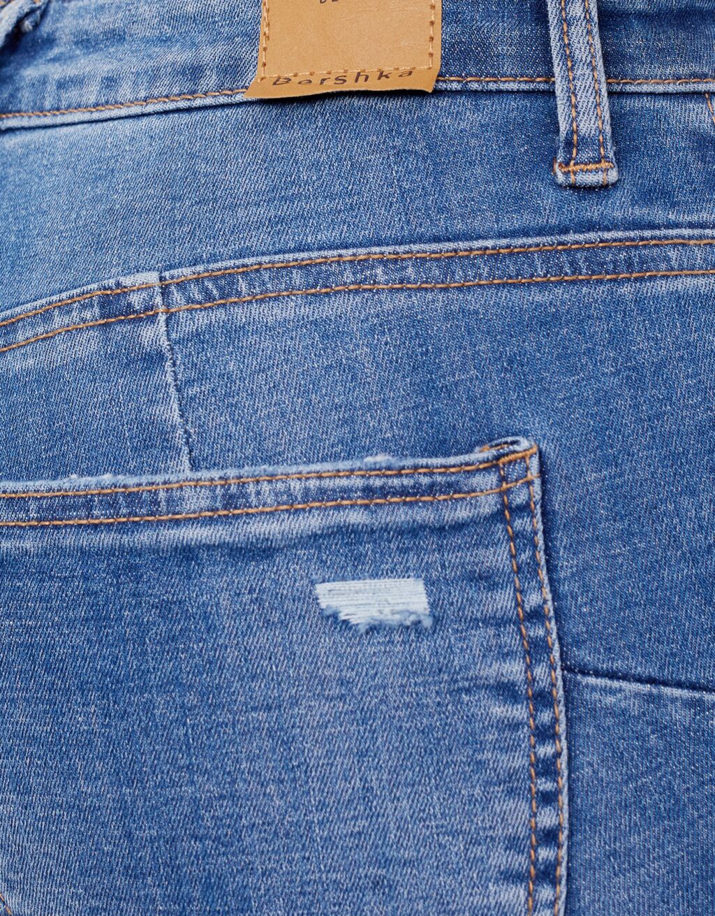 Mid-waist push-up jeans - null 