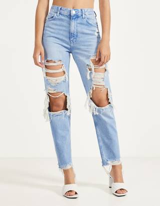 bershka super skinny high rise