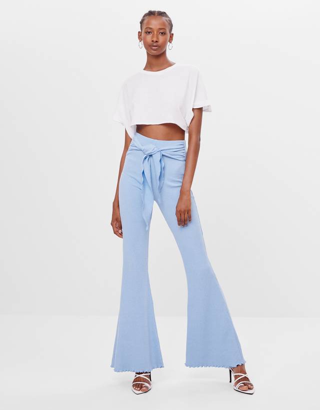 bershka blue pants