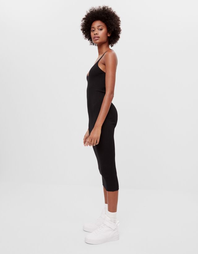 Strappy midi dress - Dresses - Woman 