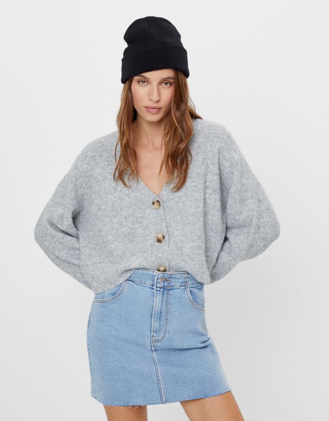 jupe en jeans bershka