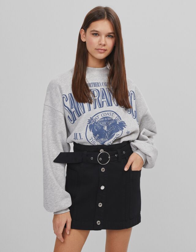 Falda cargo con cinturón