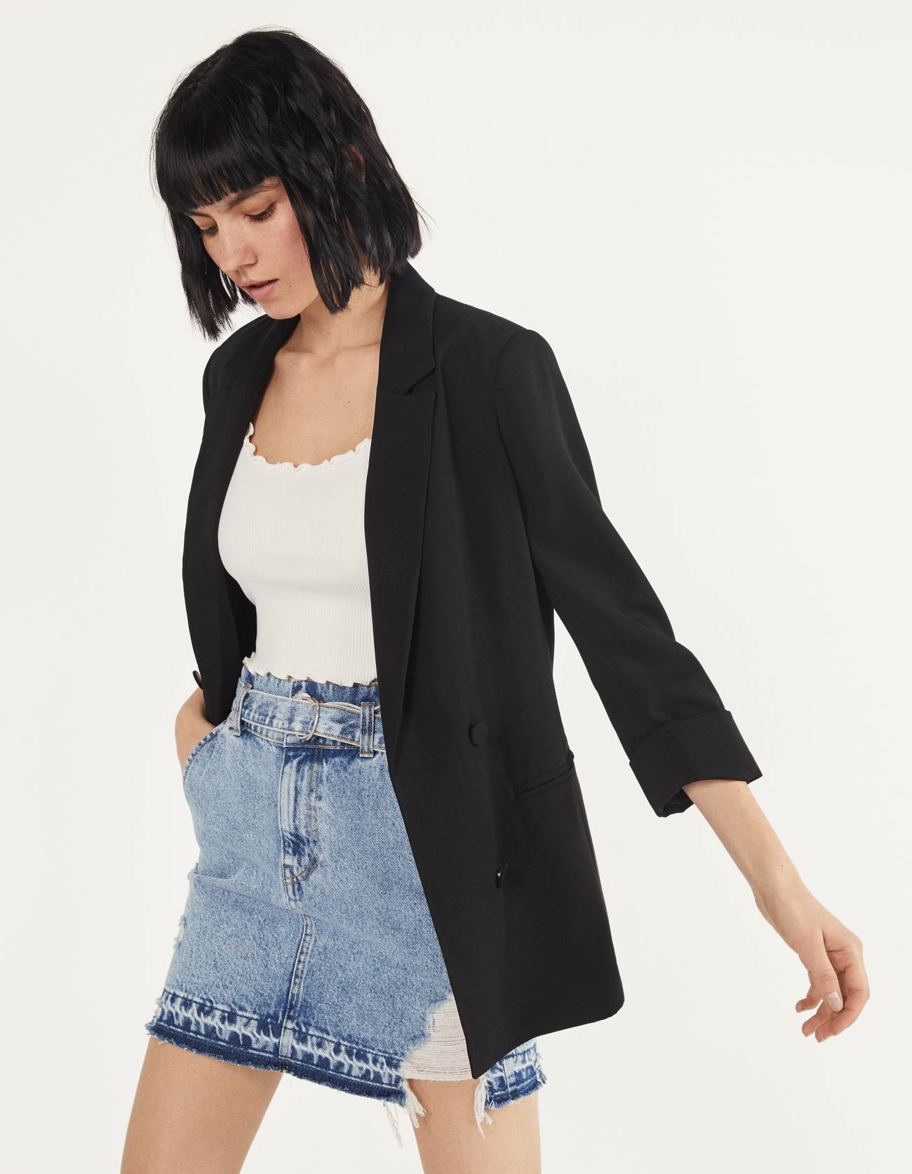 Blazers y chaquetas de Bershka perfectas al 40% DE DESCUENTO 1 Merca2.es 0975085800 1 1 1 Merca2.es