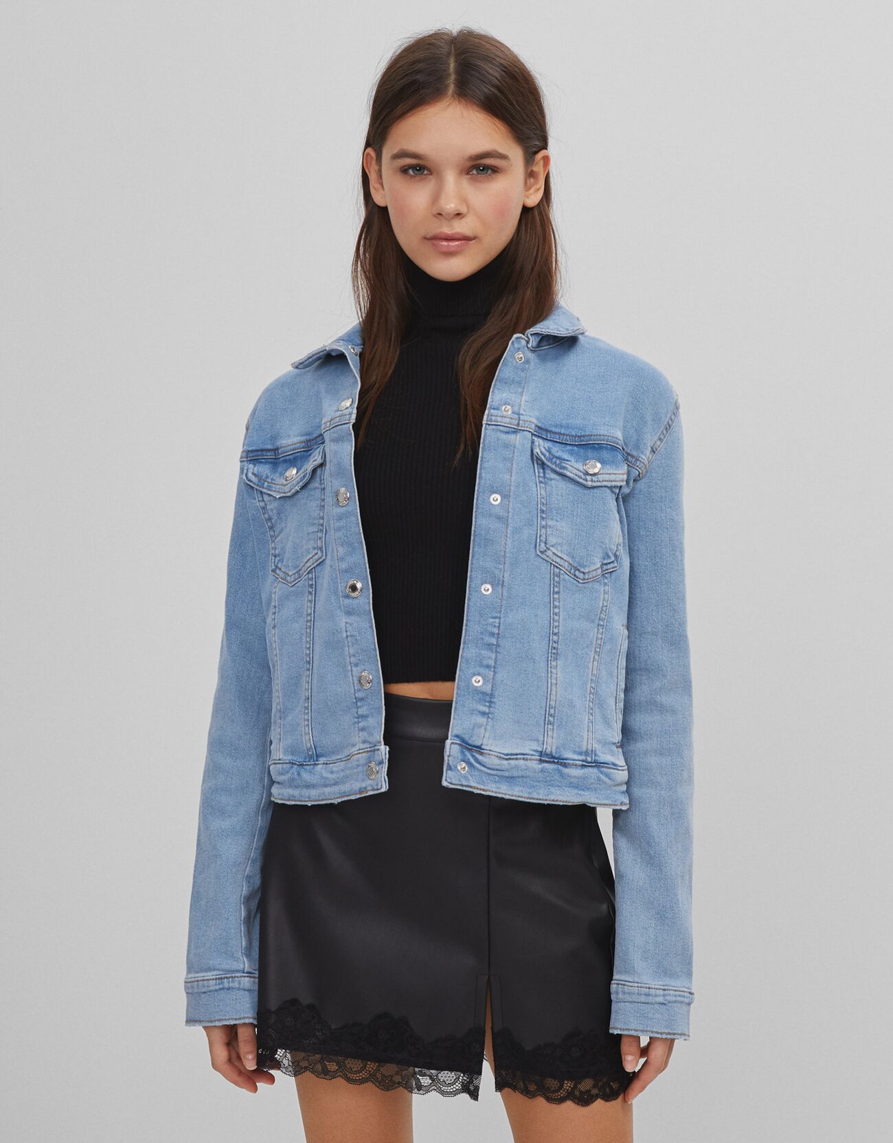 bershka blue jacket
