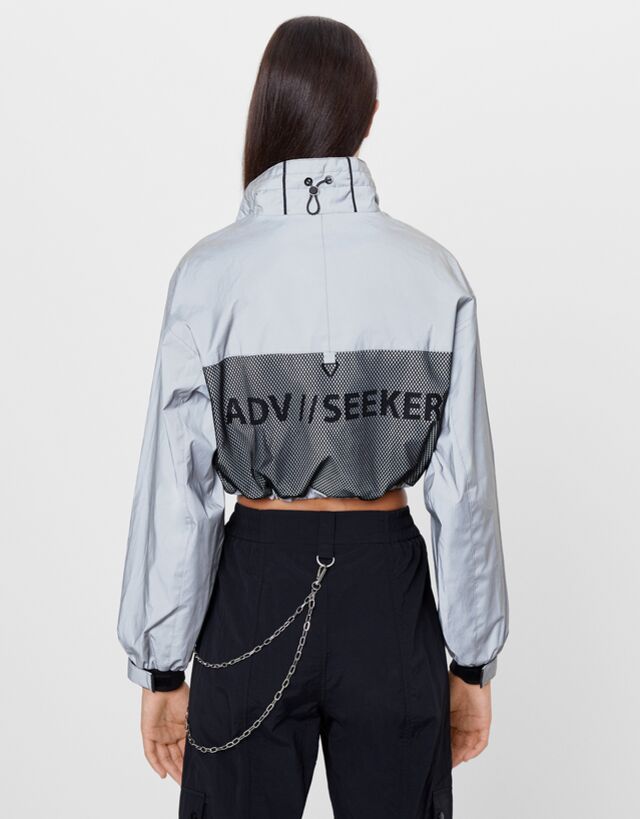 Reflektor Ceket Yeni Kadin Bershka