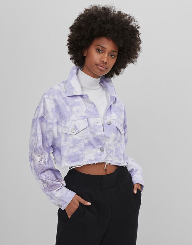 bershka cropped jacke
