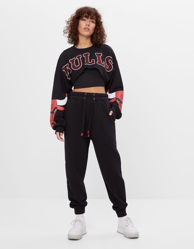 Chicago bulls sweatshirt bershka sale