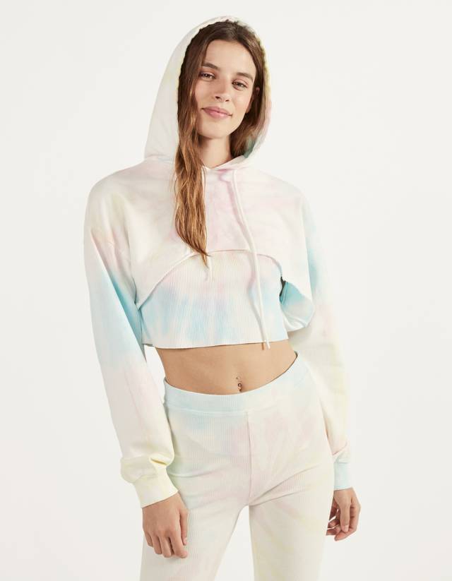 bershka crop sweatshirt