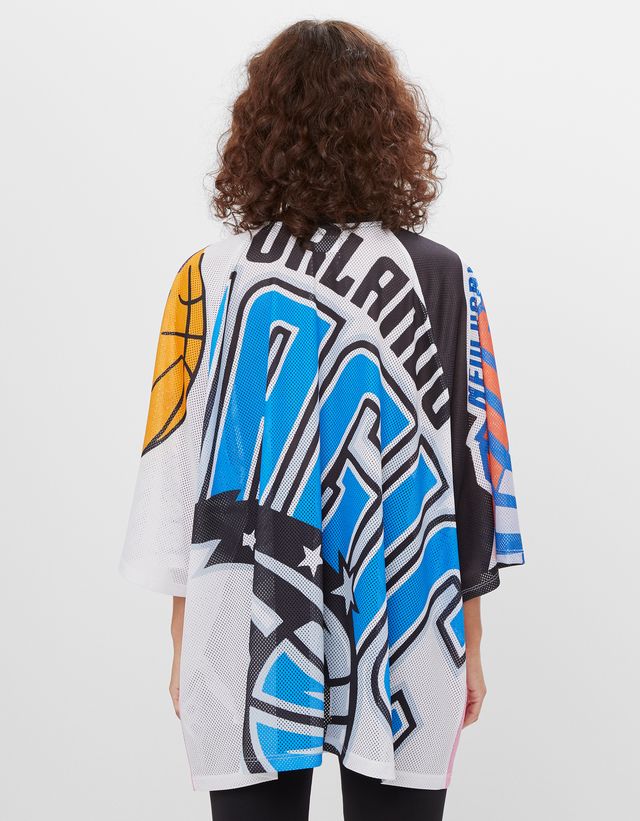 NBA mesh T-shirt - T-Shirts - Bershka Portugal