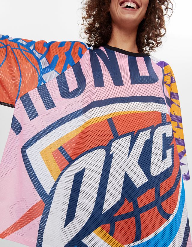 NBA mesh T-shirt - Woman | Bershka