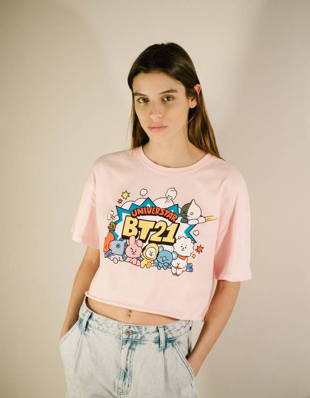 BT21 T-shirt - Woman | Bershka