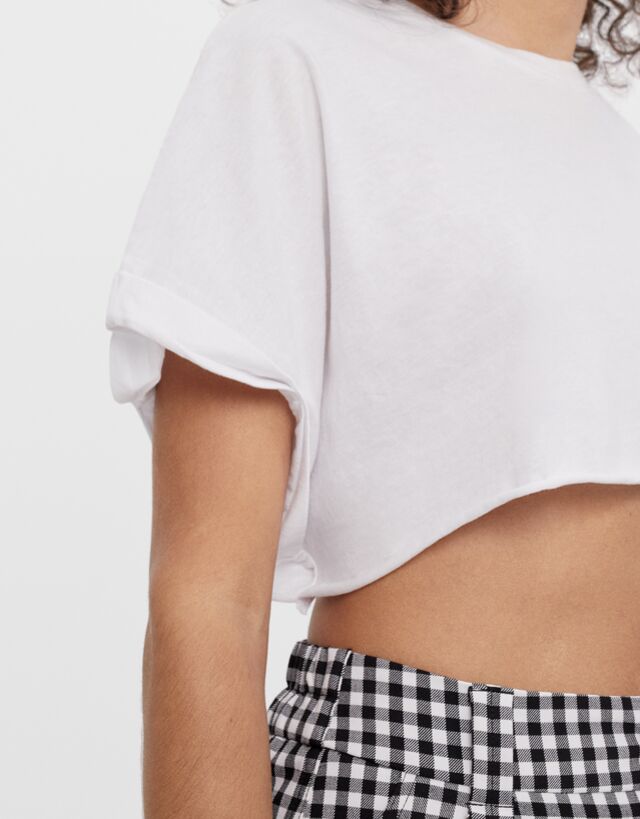 super cropped t shirt